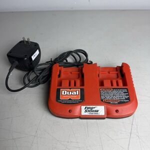 Black & Decker OEM Fire Storm 18v Dual 2 Port Battery Charger UD-18V2C BDDC180